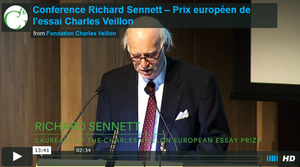 Conférence - Prix Européen de l’Essai - Richard Sennett